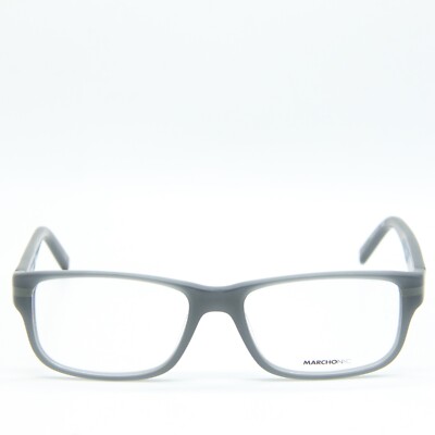 Marchon Nyc Christopher 035 Matte Grey Authentic Eyeglasses 53-17-140 Marchon NYC Christopher Downtown 035 MATTE GRAY 53-17-140  main image 4