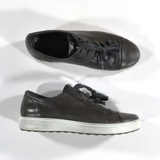 ECCO Lace Up Sneakers EUR 44 US Mens Size 10-10.5 Gray Leather