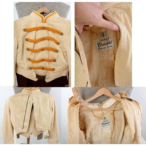 1940s Oswald Brand 3 Piece Child Majorette Uniform Shorts Dress Overcoat Rare - Picture 3 of 6