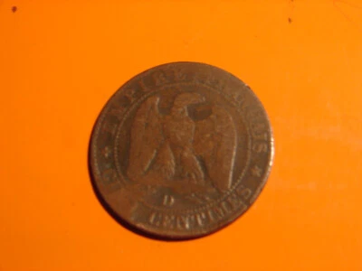 FRANCE. 5 CENTIMES NAPOLEON III. 1855.D. LYON. - Photo 1/2