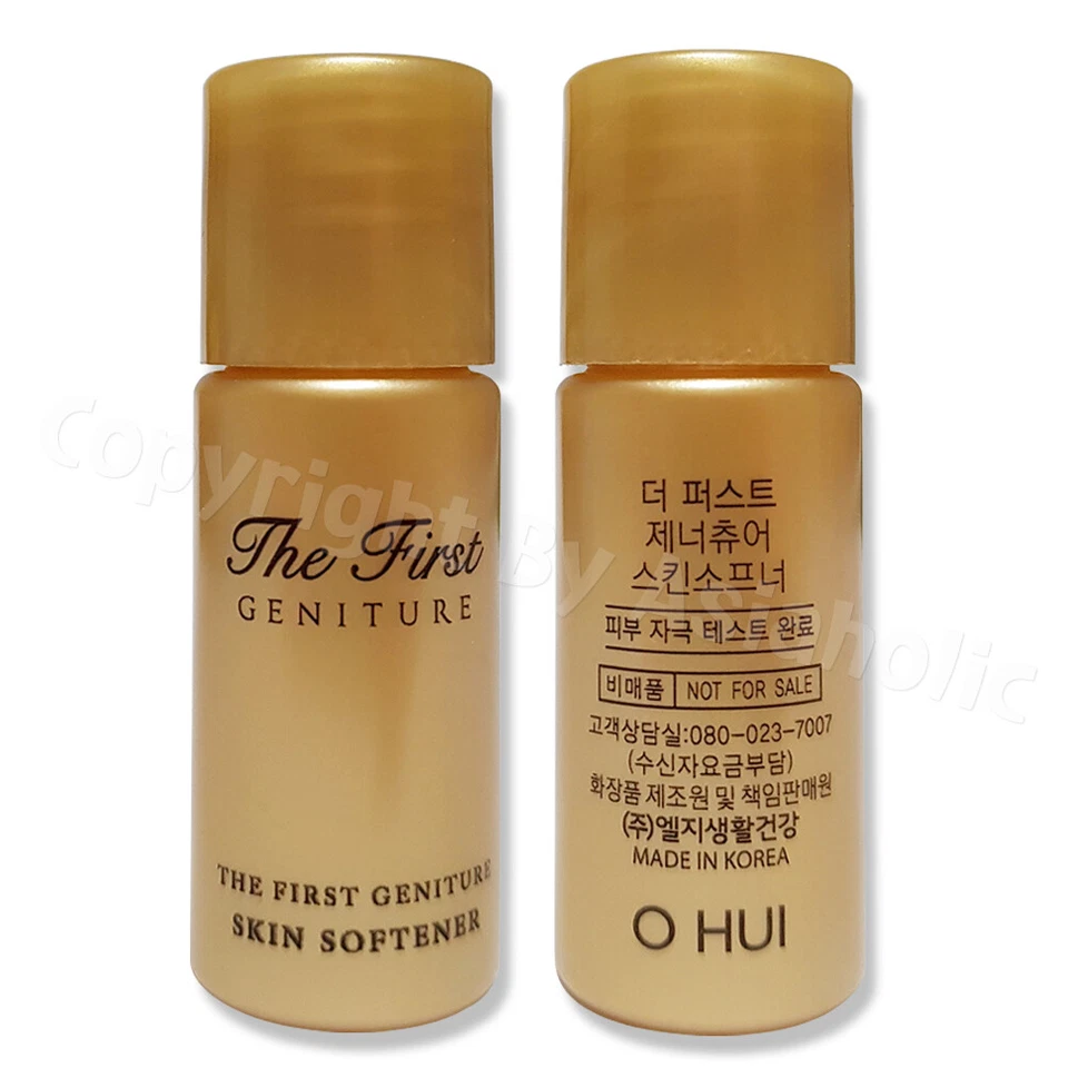 O HUI THE First Geniture Skin Softener 5ml (25pcs) + Emulsion (25pcs) 50pcs New - Image 2 of 4