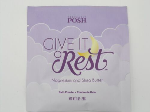 Perfectly Posh Give It A Rest Bath Powder Magnesium and Shea Butter New/Sealed - Picture 1 of 2