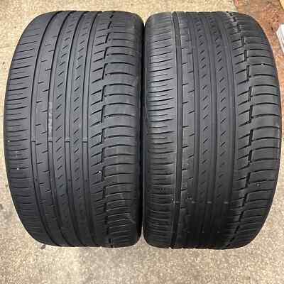Set of 2 Tires LikeNEW Continental PremiumContact 6 SSR 315/35R22 111Y NO Patch