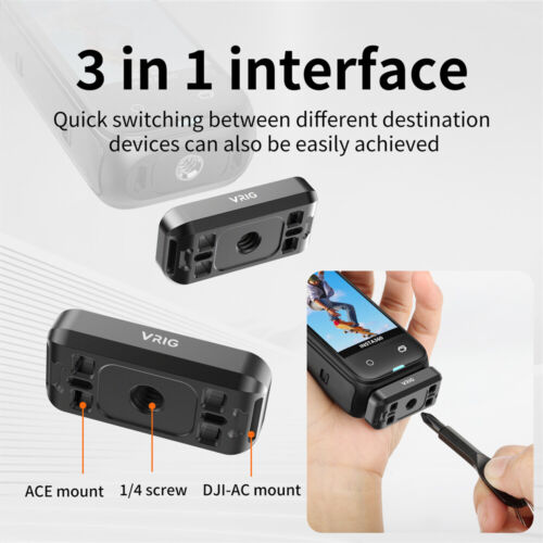 3-in-1 Quick Release Adapter for Insta360 X4 with DJI-AC 1/4"interface Magnetic - Picture 1 of 12