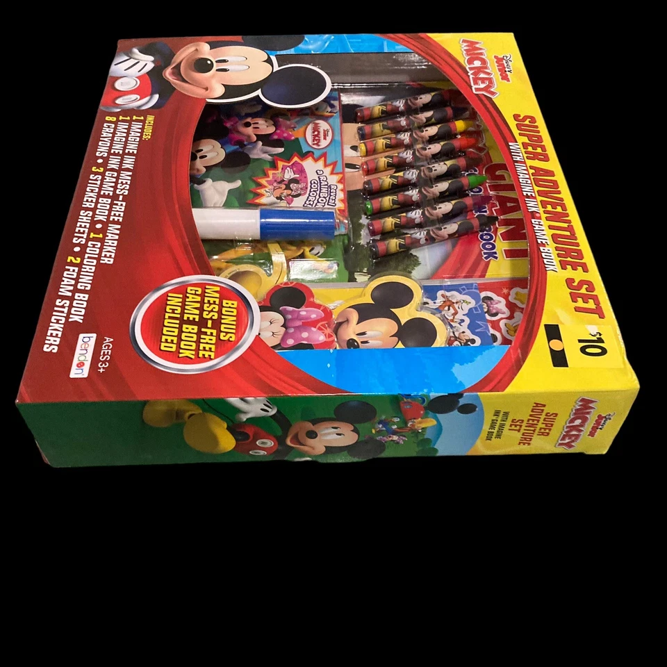 Disney Jr. Mickey Super Adventure Set + Imagine Ink Game Book ¡NUEVO EN PAQUETE! Foto 4 de 4