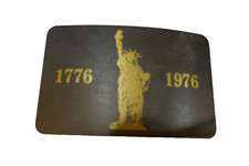Statue of Liberty 1776-1976 Bronze / Gold Tone belt buckle
