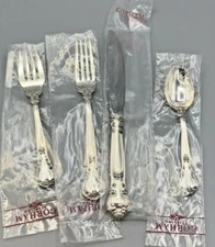 Chantilly by Gorham Sterling Silver 4 piece PLACE SIZE place Settings, New