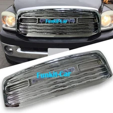 Chrome Front Grille For 2006-2008 Dodge Ram 1500 w/letters Limited Style Grill