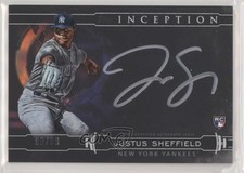 2019 Topps Inception Silver Signings 99/99 Justus Sheffield #SS-JSH Auto hg6