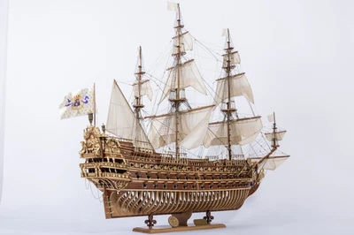New Occre Le Soleil Royal 1:70 Model Ship Limited Edition Collector PR002 KidBX