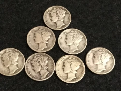 New ListingMixed Lot of 15 U.S. Mercury Dimes