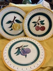 Stangl Pottery 8” Salad Plates ~ Fruit Pattern