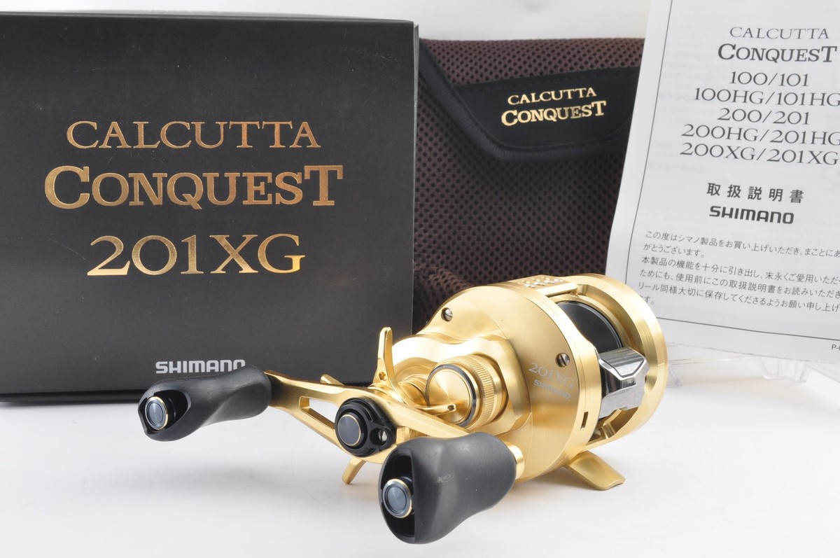 リール 22 CALCUTTA CONQUEST 201XG Near Mint
