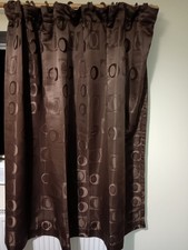 Retro Curtains Brown