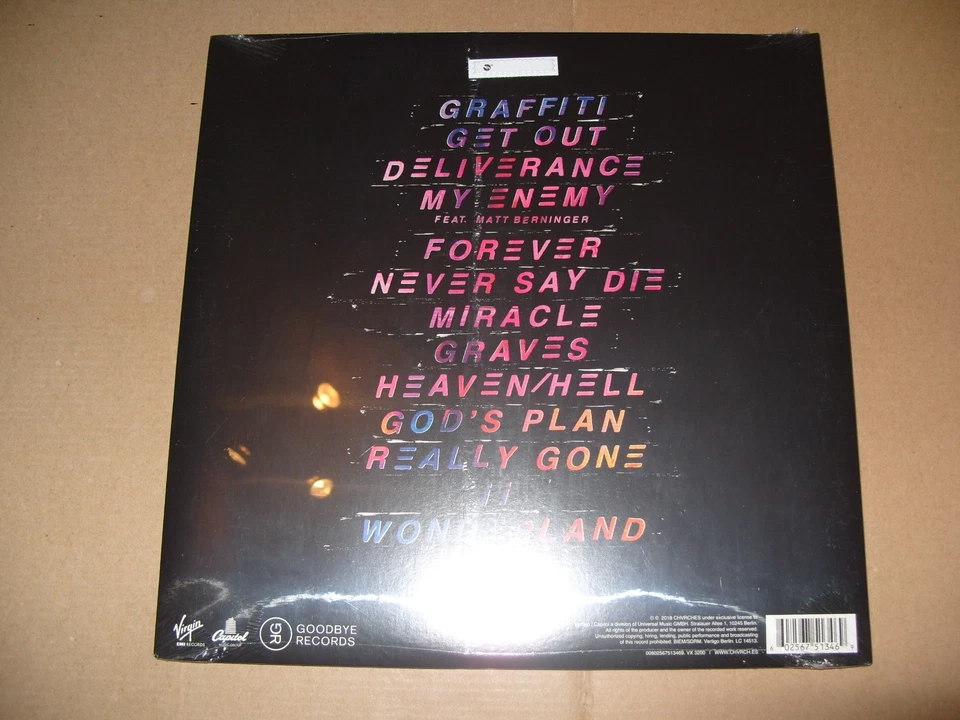 Chvrches – Love Is Dead - Vinyl, LP, Album, Clear, 180 Gram NEW AND SEALED - Image 2 of 4