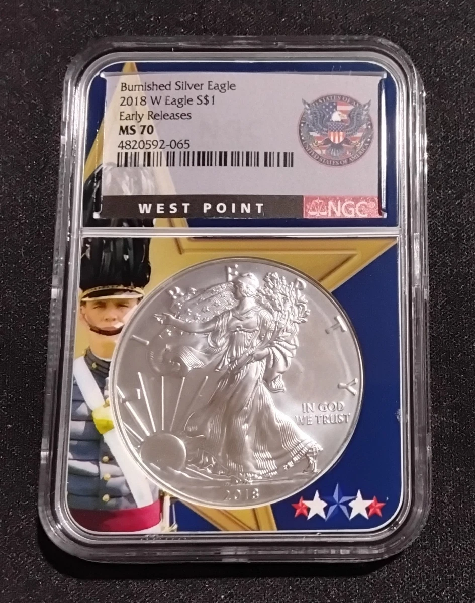 American Eagle MS 70 Graded 2018 Silver Bullion Coins for sale | eBay
