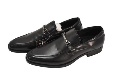 Van Heusen Tate Shoes Mens Size 9.5 Black Monk Strap Loafers  display picture 3