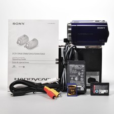 Sony DCR-SR68 Handycam Camcorder 80GB HDD 60x Optical Zoom 64GB SD Card MINT