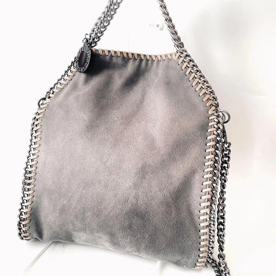 Bolso de Hombro Stella Mccartney Imitación Cuero Falabella Auténtico Gris Mujeres Reino Unido 127856 Foto 2 de 4