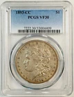 1893 CC Morgan Silver Dollar PCGS VF-30 Carson City