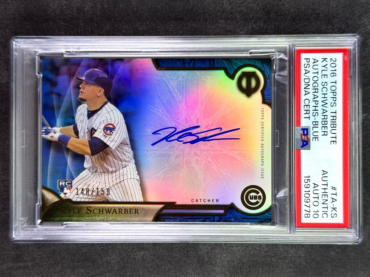 Kyle Schwarber Professional Sports Authenticator (PSA) Baseball