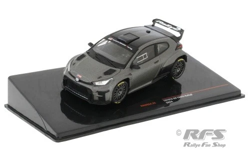 Toyota GR Yaris Rally 2 Rallye Plain Body Version grau grey 1:43 IXO RAM 954