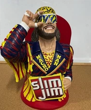 MACHO MAN RANDY SAVAGE Slim Jim Display Collector Series BRAND NEW/MINT WWE WWF