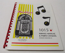 Wurlitzer 1015 Service Manual Parts Catalog AMR Pub c 1990 55 Pages