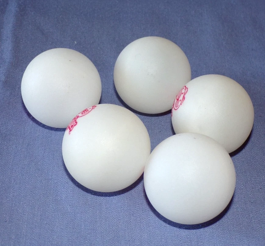 Lote 5 Pringles Promo Publicidad Cerveza Chip Ping Pong Juego Pelota Set Plástico Foto 2 de 2