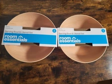 2 pk Room essentials Serving Bowl With Utensils 11.5(w) x 11.5 (d) x 4in(h)