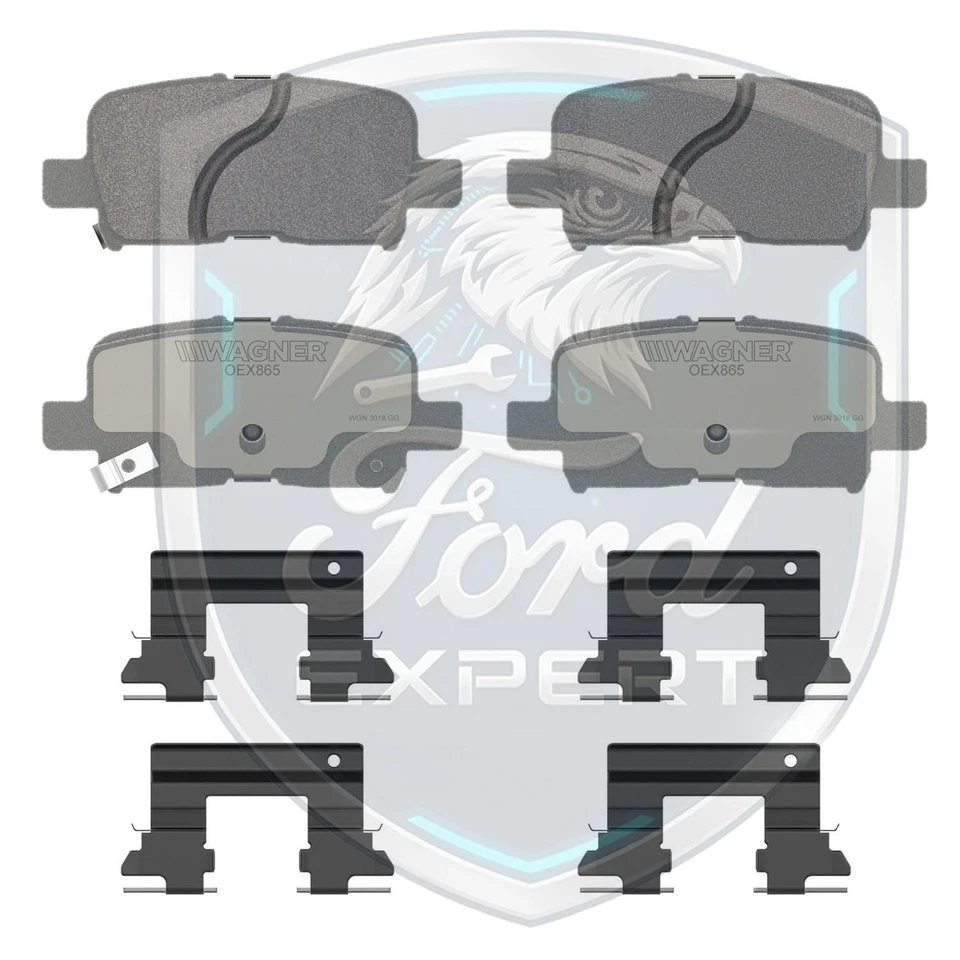 Nuevo kit de pastillas de freno traseras de cerámica OE para Honda Odyssey Pilot 1999-2008 9 años de garantía Foto 2 de 4