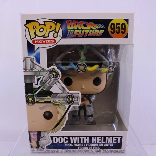 G9 Funko Pop Movies Back to the Future Doc w Helmet Vinyl Figure 959