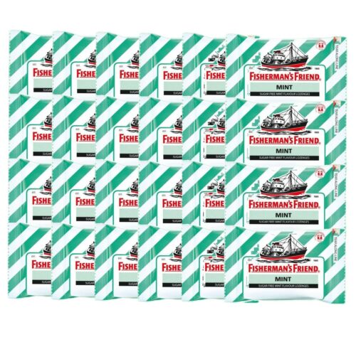 12, 24 sapori di zecca Fisherman's Friend losanghe sollievo dalla tosse, mal di gola 25 g - Foto 16 di 19
