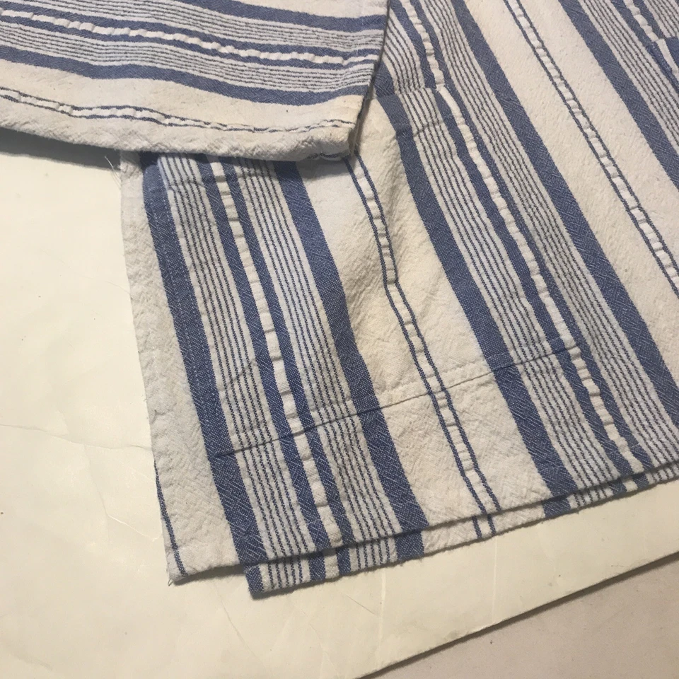 Moderno Cubre Natación Diversión Talla S Azul Blanco Rayas Mangas Largas Capucha 3780 Foto 3 de 4