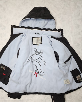 Zero Xposur Black Insulated Jacket Authentic Activewear Size L SEE PICTURES