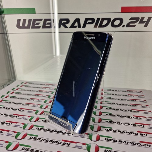 S83_SAMSUNG GALAXY S6 EDGE SCHERMO ROTTO/SCOCCA ROTTA BLOCCATO DA PIN - Foto 3 di 3
