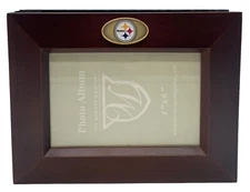 Pittsburgh Steelers Wood Photo Album/Book by The Memory Company-New