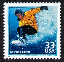 UNITED STATES, SCOTT # 3191-D, EXTREME SPORTS, AGGRESSIVE INLINE SKATING, MNH