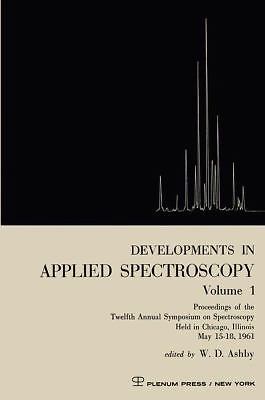 Developments in Applied Spectroscopy Ser.: Developments in Applied ...