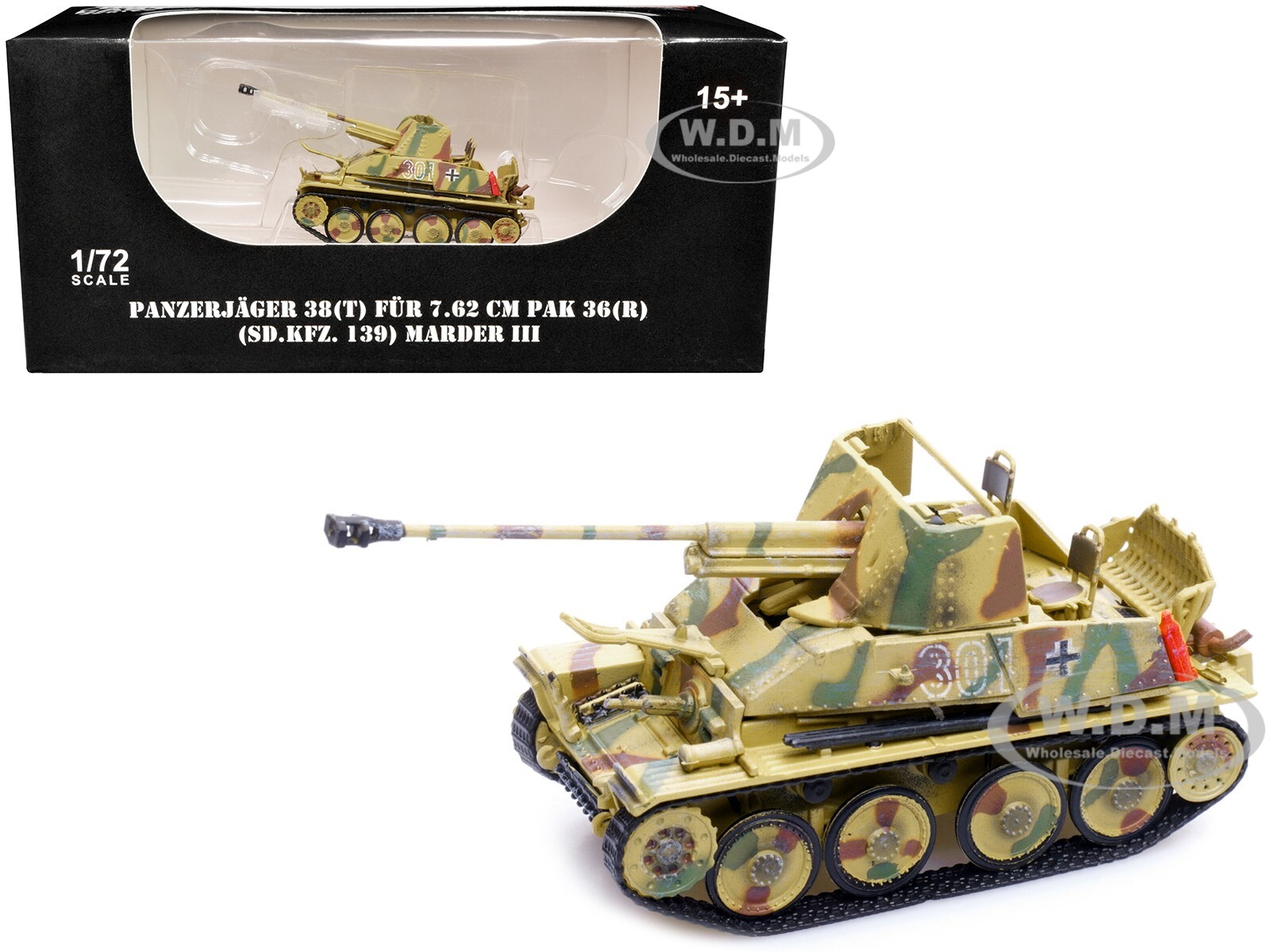 ИСТРЕБИТЕЛЬ ТАНКОВ SDKFZ139 PANZERJAGER 38T MARDER III 172 ОТ LEGION 12023 LA 7790₽