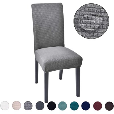 4/6 Pieces Restaurant Chair Covers Elastic Corn Kernel Decorative Protectors