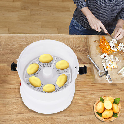 2-In-1 Electric Potato Peeler Kitchen Automatic Vegetable Peeling Machine 85W