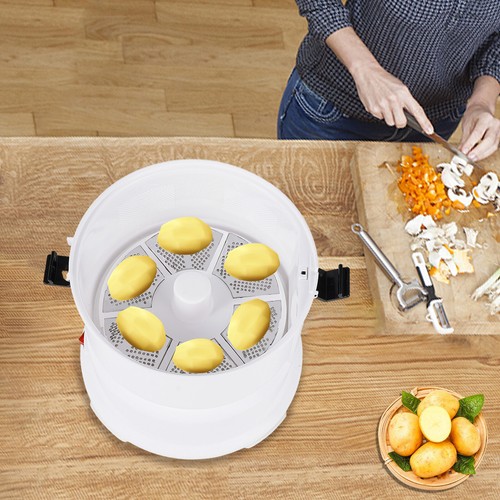 Peladora automática de patatas 2 en 1 máquina peladora eléctrica de patatas vegetales de cocina - Imagen 4 de 22