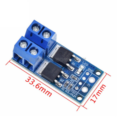 15A 400W MOS FET Trigger Switch Drive Module PWM Regulator Control Panel