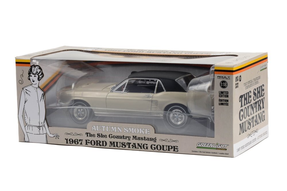 1967 FORD MUSTANG COUPE 1/18 DIECAST CAR GREENLIGHT 13641 | eBay