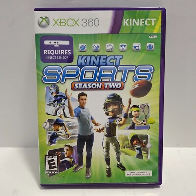 Kinect Sports Season Two ~ Xbox 360 ~ 2011 ~ CIB ~ Tested ~ Requires Kinect