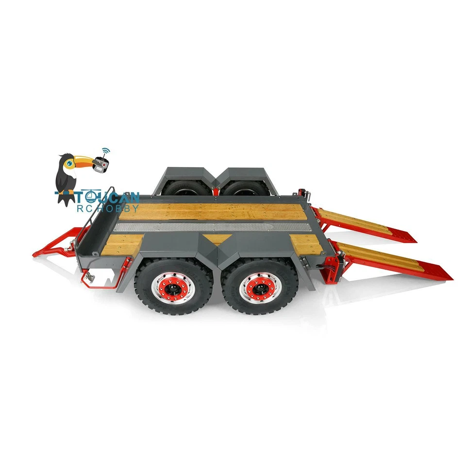 Metal Trailer Plate For 1/14 LESU Skid Steer Hydraulic Loader  RC Model - Image 3 of 4