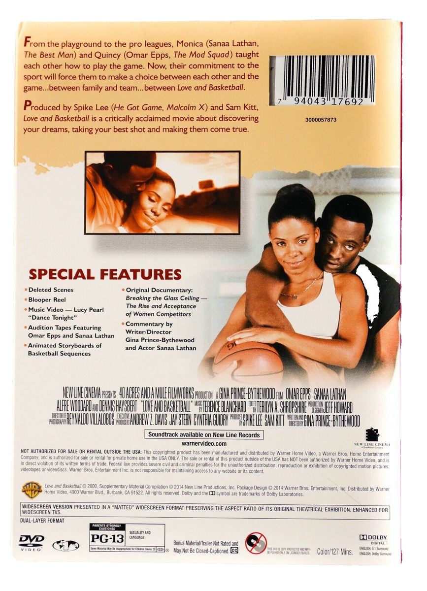 Athletic Baby: Basketball [DVD](中古品) Love and Basketball (DVD, 2000) Omar Epps, Sanaa Lathan