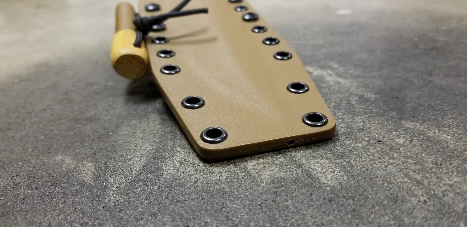 SOG SEAL TEAM ELITE Kydex Sheath, w/ Offset Drop Adj clip & FS Holder (PC -CB)