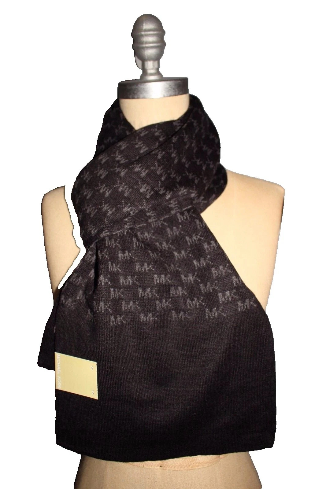 Lenços Preto Cachecol Michael Kors para Homens